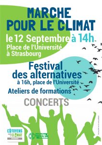 Marche et festival pour le climat @ Place de l'Université